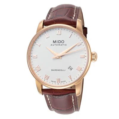 Mido Baroncelli Ii Men's 38mm Automatic Watch In Brown