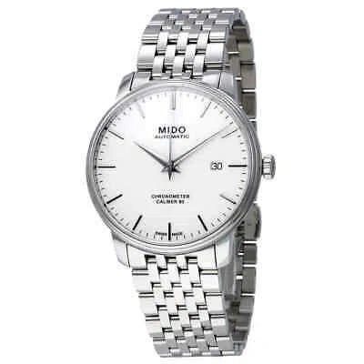 Pre-owned Mido Baroncelli Iii Automatic Men's Watch M027.408.11.011.00