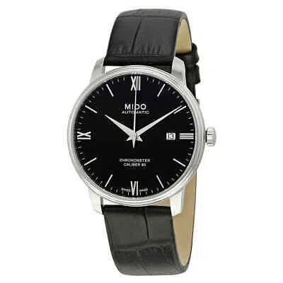 Pre-owned Mido Baroncelli Iii Automatic Men's Watch M027.408.16.058.00