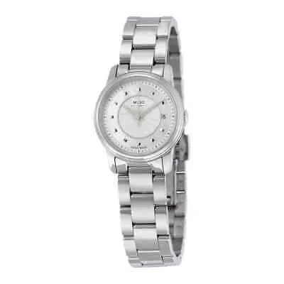 Pre-owned Mido Baroncelli Iii Automatic Mop Dial Ladies Watch M010.007.11.111.00