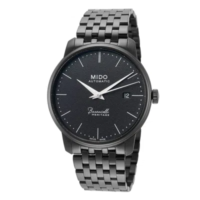 Mido Baroncelli Iii Men's 39mm Automatic Watch In Black