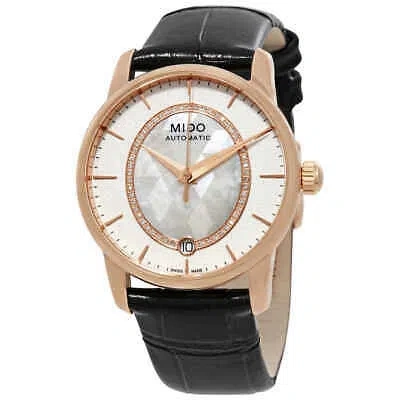 Pre-owned Mido Baroncelli Prisma Automatic Ladies Watch M007.207.36.116.00