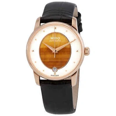 Pre-owned Mido Baroncelli Wild Stone Automatic Ladies Watch M0352073647100
