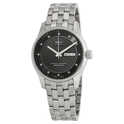 Mido Belluna Automatic Diamond Black Dial Men's Watch M0014311106692