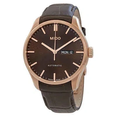Pre-owned Mido Belluna Ii Automatic Brown Dial Men's Watch M024.630.36.291.00
