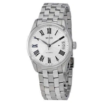 Pre-owned Mido Belluna Ii Automatic Silver Dial Ladies Watch M0242071103300