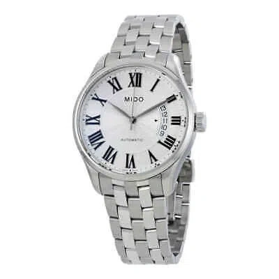Pre-owned Mido Belluna Ii Automatic Silver Dial Men's Watch M024.407.11.033.00