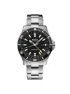 Mido Men's Swiss Automatic Ocean Star Gmt Stainless Steel Bracelet Watch 44mm In Metallic