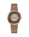 Mido Commander Shade Mesh Strap Watch In Brown