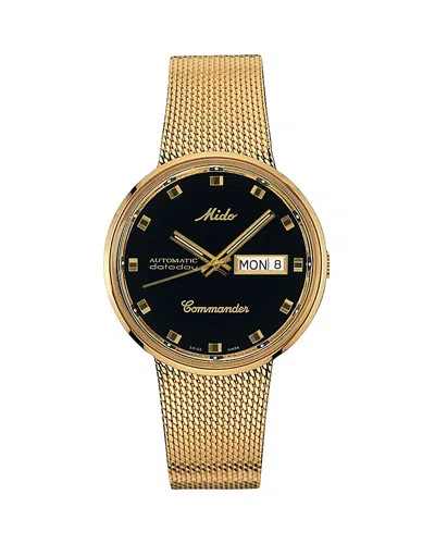 Mido Commander 1959 Watch, 37mm In Gold