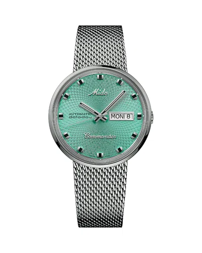 Mido Commander 1959 Watch, 37mm In Silver