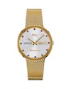 Mido Commander Automatic Mesh Strap Watch, 37mm In Silver/gold
