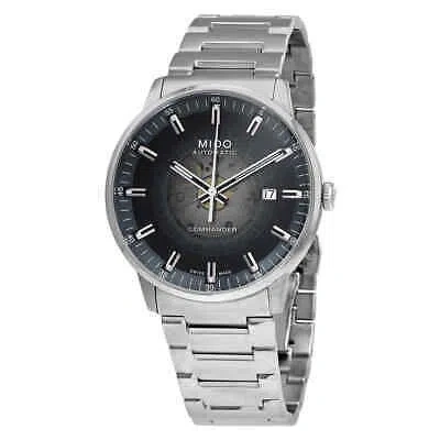 Pre-owned Mido Commander Automatic Blue Dial Men's Watch M0214071141101