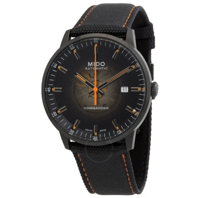 Mido Commander Automatic Chronometer Black Dial Men's Watch M0214073741100 In Blue