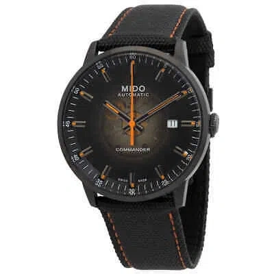 Pre-owned Mido Commander Automatic Chronometer Black Dial Men's Watch M0214073741100