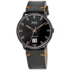 Mido Commander Big Date Automatic Black Dial Leather Strap Men's Watch M021.626.36.051.01 In Black