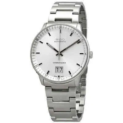 Pre-owned Mido Commander Big Date Automatic Silver Dial Men's Watch M021.626.11.031.00