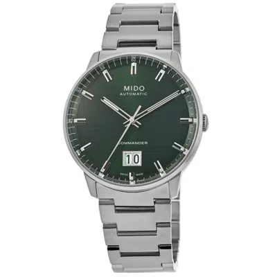 Mido Commander Big Date Green Dial Steel Men's Watch M021.626.11.091.00 In Multi