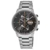 Mido Commander Chronograph Automatic Anthracite Dial Stainless Steel Men's Watch M016.414.11.061.00 In Metallic