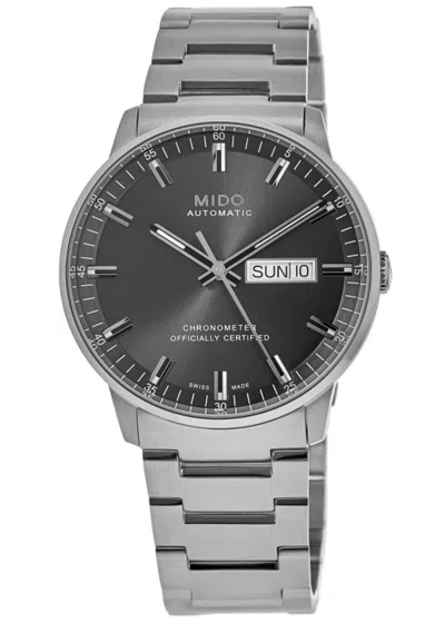 Mido Commander Chronometer Anthracite Dial Steel Men's Watch M021.431.11.061.00 In Grey