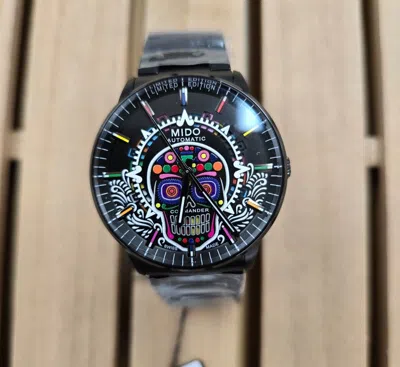 Pre-owned Mido Commander Círculo De Luz Mens Limited Edition Watch M021.626.33.051.01