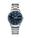 Mido Commander Datoday Watch, 40mm In Silver