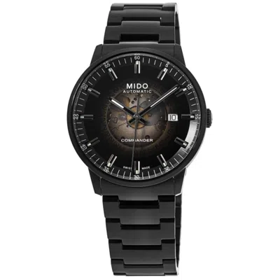 Mido Commander Gradient Black Dial Black Steel Men's Watch M021.407.33.411.00