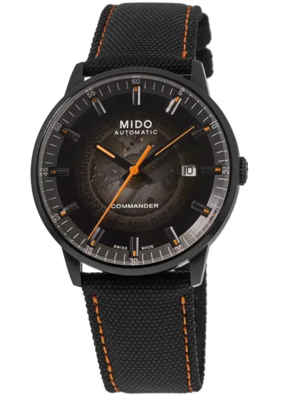 Mido Commander Gradient Black Dial Fabric Strap Men's Watch M021.407.37.411.00