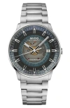 MIDO COMMANDER GRADIENT SKELETAL AUTOMATIC BRACELET WATCH, 40MM