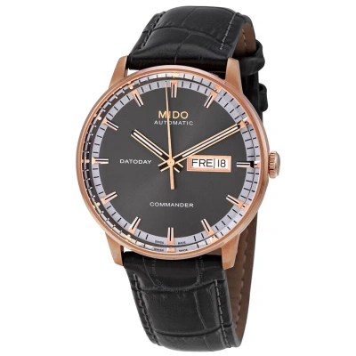 Mido Commander Ii Automatic Anthracite Dial Men's Watch M016.430.36.061.80 In Blue