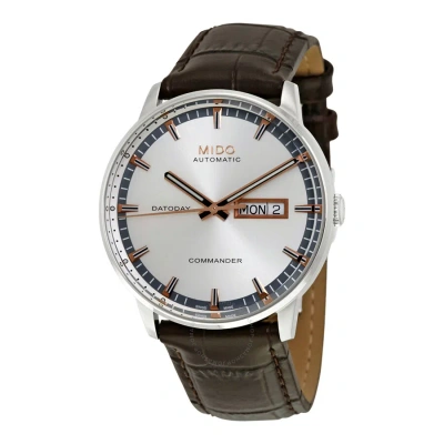 Mido Commander Ii Automatic Silver Dial Men's Watch M016.430.16.031.80 In Brown