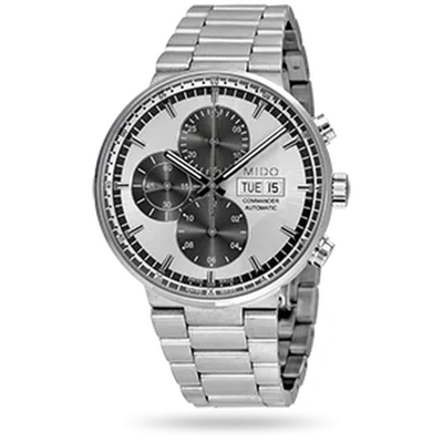 Mido Commander Ii Chronograph Automatic Men's Watch M014.414.11.031.09 In Black / Silver