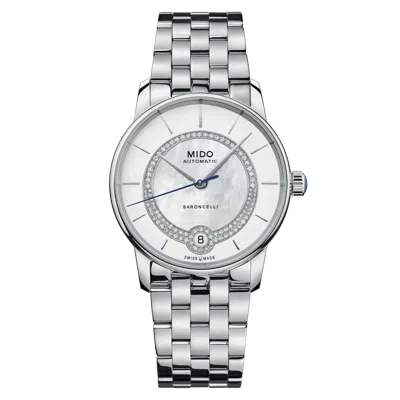 Mido Donna Watch  Baroncelli Lady Necklace M0378071103100