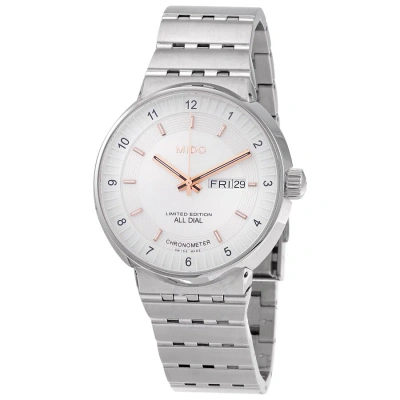 Mido Limited Edition All Dial Automatic Chronometer Silver Dial Men's Watch M83404121 In Neutral