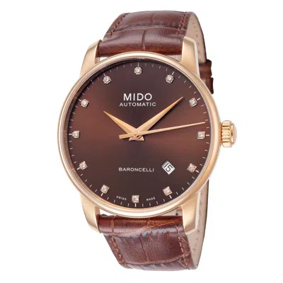 Mido Men's Baroncelli Ii 38mm Automatic Watch In Brown