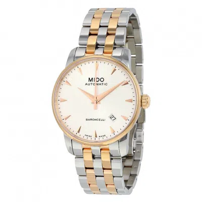 Mido Men's Baroncelli Ii 38mm Automatic Watch In Metallic