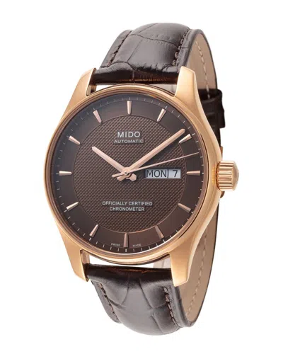Mido Men's Belluna Watch In Brown