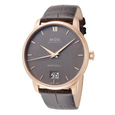 Pre-owned Mido Men's M0274263608800 Baroncelli 40mm Automatic Watch