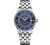 Mido Men's Swiss Automatic Baroncelli Signature Stainless Steel Bracelet Watch 39mm In Silver