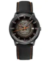 Mido Men's Swiss Automatic Commander Gradient Black Fabric Strap Watch 40mm In Black