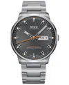 Mido Men's Swiss Automatic Commander Ii Cosc Stainless Steel Bracelet Watch 40mm In Stainless Steel