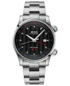 Mido Men's Swiss Automatic Multifort Stainless Steel Bracelet Watch 42mm In Stainless Steel