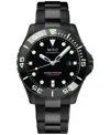 Mido Men's Swiss Automatic Ocean Star 600 Chronometer Black Pvd Stainless Steel Bracelet Watch 44mm In Black