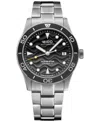 Mido Men's Swiss Automatic Ocean Star Captain Stainless Steel Bracelet Watch 39mm In Black Gradiant