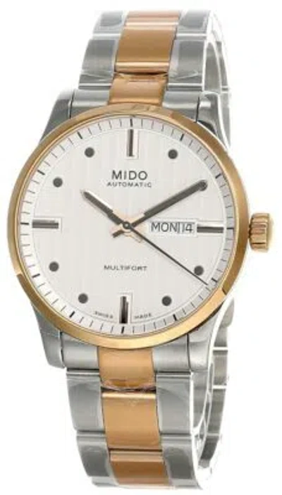 Pre-owned Mido Multifort 42mm Auto Silver Dial Men's Watch M005.430.22.031.80