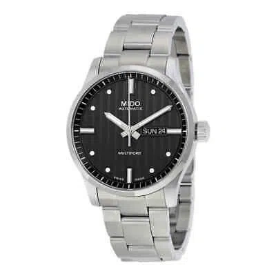 Pre-owned Mido Multifort Automatic Anthracite Dial Men's Watch M005.430.11.061.80