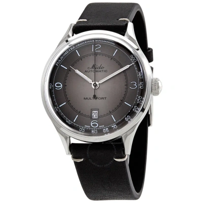 Mido Multifort Automatic Anthracite Dial Men's Watch M0404071606000 In Anthracite / Black / Gray