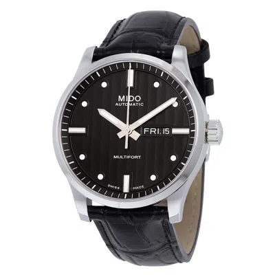 Mido Multifort Automatic Black Dial Men's Watch M0054301603181