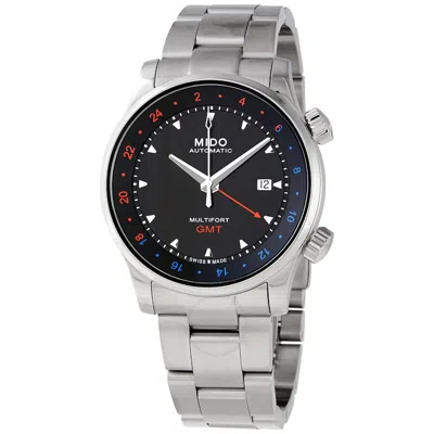 Mido Multifort Automatic Black Dial Watch M005.929.11.051.00 In Silver Tone/black