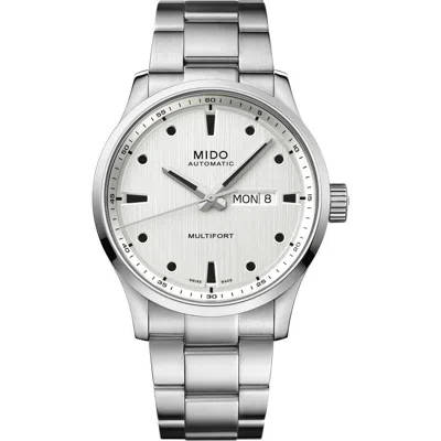 Mido Multifort Automatic Bracelet Watch, 42mm